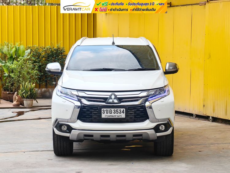 Mitsubishi Pajero Sport 2018 2.4 GT Premium 4WD Utility-car ดีเซล ไม่ติดแก๊ส เกียร์อัตโนมัติ ขาว รูปที่ 2