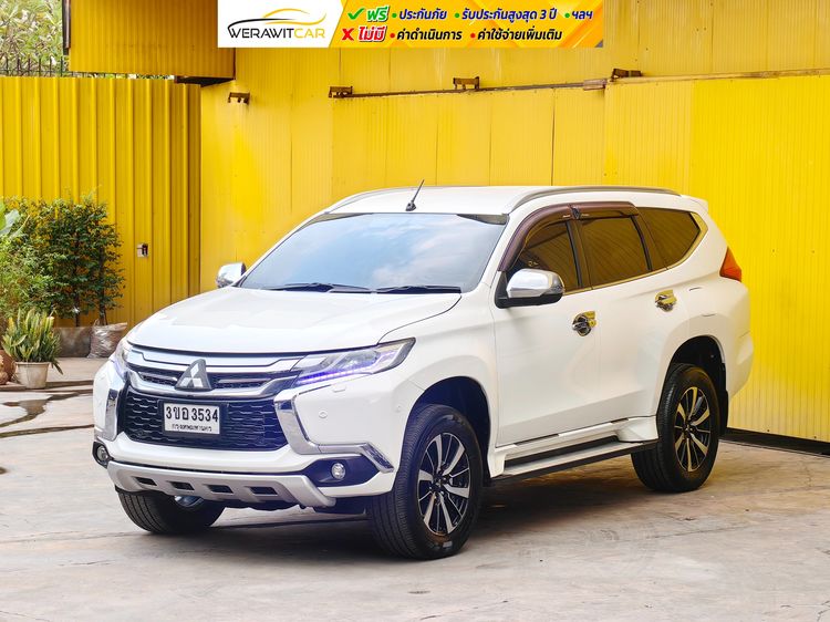 Mitsubishi Pajero Sport 2018 2.4 GT Premium 4WD Utility-car ดีเซล ไม่ติดแก๊ส เกียร์อัตโนมัติ ขาว รูปที่ 3