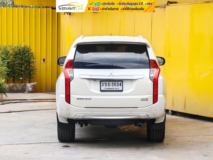 Mitsubishi Pajero Sport 2018 2.4 GT Premium 4WD Utility-car ดีเซล ไม่ติดแก๊ส เกียร์อัตโนมัติ ขาว รูปที่ 4