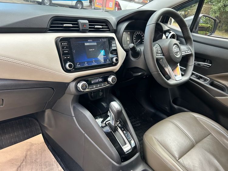 Nissan Almera 2020 1.0 VL Sedan เบนซิน ไม่ติดแก๊ส เกียร์อัตโนมัติ เทา รูปที่ 3