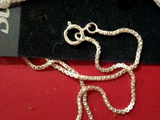 สร้อยเงินแท้925พร้อมจี้สวารอฟกี้แท้ รูปที่ 4