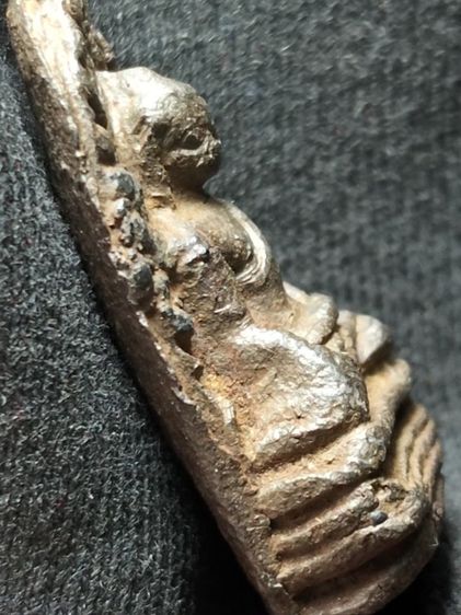 พระรอดลำพูนพิมพ์ใหญ่เนื้อเขียวหินครกครับ รูปที่ 11