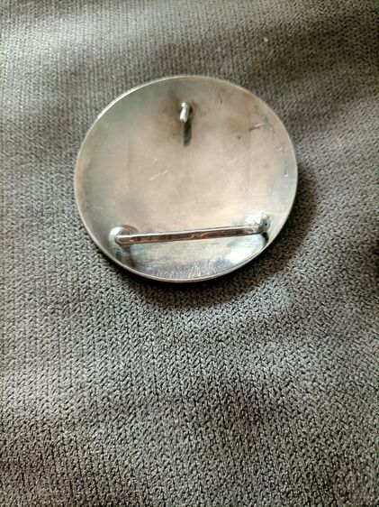 Silver Belt Buckle Falcon Inlay Design  รูปที่ 2