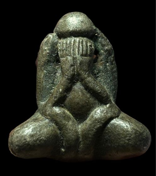 พระปิดตาเนื้อสัมฤทธิ์เก่า วัดท้ายย่าน