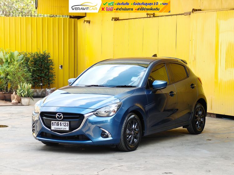 Mazda Mazda 2 2017 1.3 Sports High Connect Sedan เบนซิน ไม่ติดแก๊ส เกียร์อัตโนมัติ น้ำเงิน รูปที่ 3