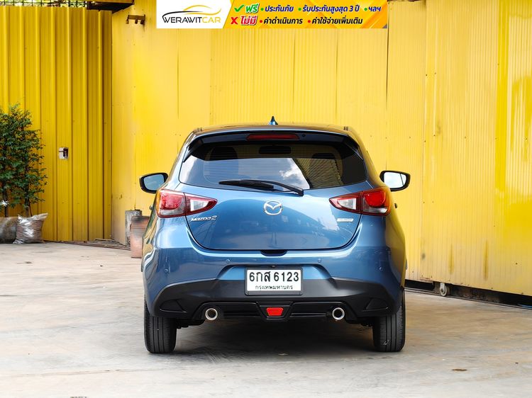 Mazda Mazda 2 2017 1.3 Sports High Connect Sedan เบนซิน ไม่ติดแก๊ส เกียร์อัตโนมัติ น้ำเงิน รูปที่ 4