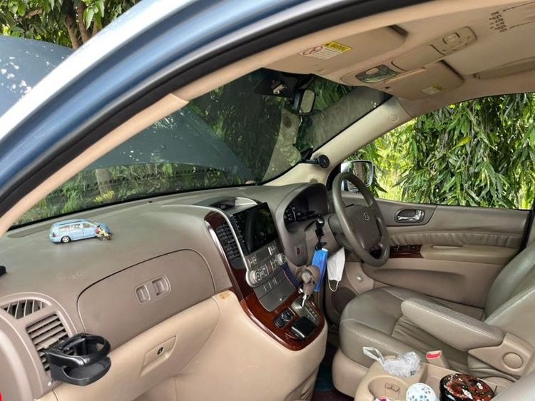 Kia Carnival 2008 Van ดีเซล ไม่ติดแก๊ส เกียร์อัตโนมัติ ฟ้า รูปที่ 4