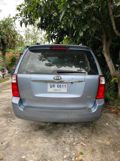 Kia Carnival 2008 Van ดีเซล ไม่ติดแก๊ส เกียร์อัตโนมัติ ฟ้า รูปที่ 2