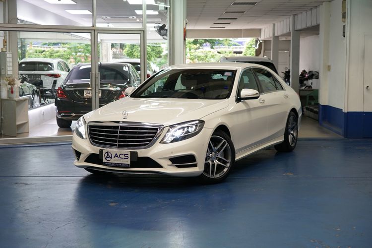 รถ Mercedes-Benz S-Class S400 สี ขาว