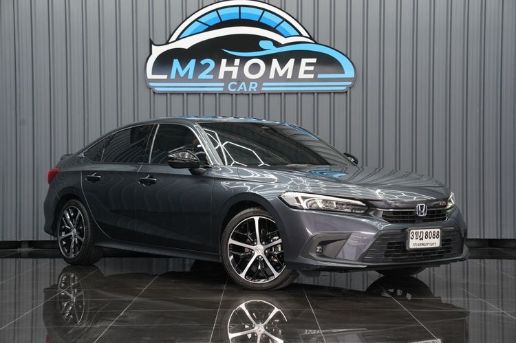 Honda Civic 2022 2.0 eHEV RS Sedan ไฮบริด เกียร์อัตโนมัติ เทา รูปที่ 3