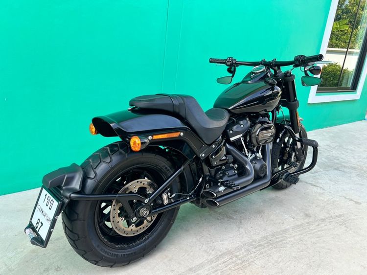 Harley-Davidson Fat bob 2018 สีดำ วิ่ง 6,000 โล  รูปที่ 3