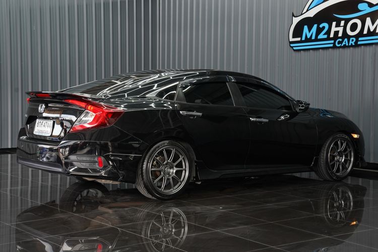 Honda Civic 2017 1.8 EL i-VTEC Sedan เบนซิน เกียร์อัตโนมัติ ดำ รูปที่ 4