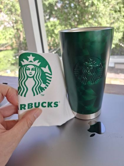 แก้วน้ำสตาร์บัค สีเขียว 16oz รูปที่ 6