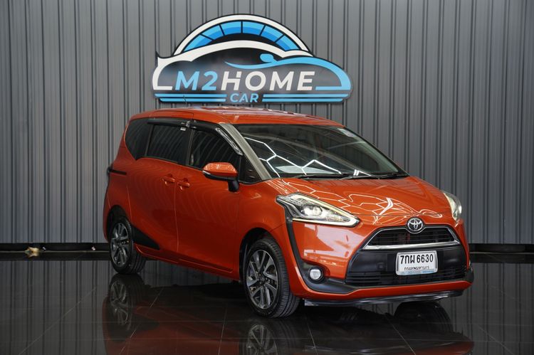 Toyota Sienta 2018 1.5 V Utility-car เบนซิน เกียร์อัตโนมัติ ส้ม รูปที่ 3