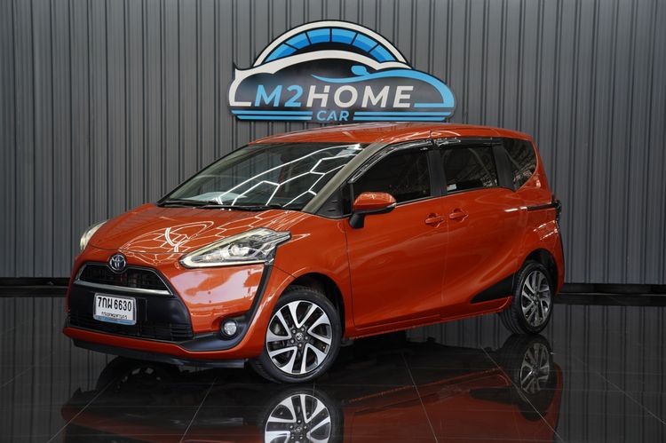 Toyota Sienta 2018 1.5 V Utility-car เบนซิน เกียร์อัตโนมัติ ส้ม