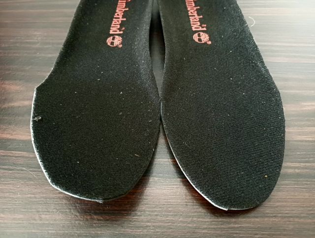 รองพื้นรองเท้าด้านใน(Soft) ของแท้ ใหม่มือ 1 ไม่ผ่านการใช้งานมาก่อน แบรนด์ Timberland ขนาดยาว 24.5cm กว้าง 8.8cm สภาพดีมาก ไม่มีตำหนิใดๆ รูปที่ 4
