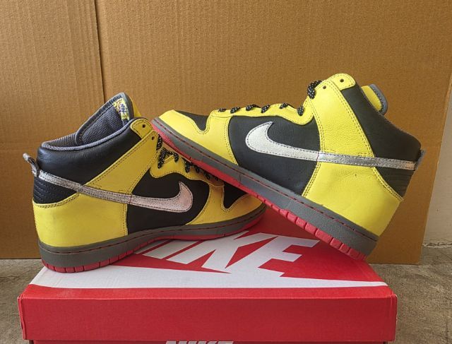 Nike Dunk High FEET OF FIRE  สภาพดี หายาก รูปที่ 5