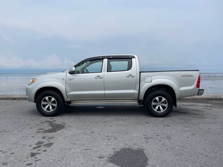 Toyota Hilux Vigo 2006 2.5 E 4WD Pickup ดีเซล ไม่ติดแก๊ส เกียร์ธรรมดา เทา รูปที่ 4