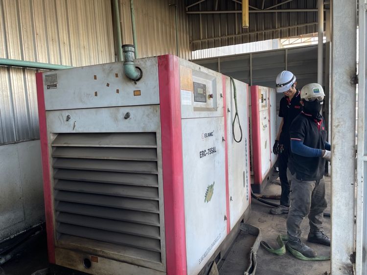 air compressor 55 Hp ปั้มลมครบชุดสภาพดี ราคาถูก ขายด่วน