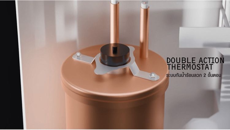 STIEBEL ELTRON เครื่องทำน้ำอุ่น ขนาด 4500 วัตต์ รุ่น WS 45E Bronze สีพิเศษ แทงค์ทองแดง ชุดฝักบัว รูปที่ 5