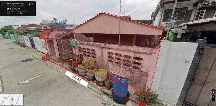 ขายที่ดิน พร้อมสิ่งปลูกสร้าง ขนาด 45 ตร.ว. ใกล้ BTS โรงเรียนนายเรือ และทางพิเศษกาญจนาภิเษก (บางพลี-สุขสวัสดิ์). รูปที่ 2