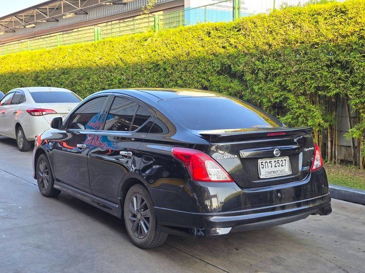 Nissan Almera 2015 1.2 E Sportech Sedan เบนซิน ไม่ติดแก๊ส เกียร์อัตโนมัติ ดำ รูปที่ 4