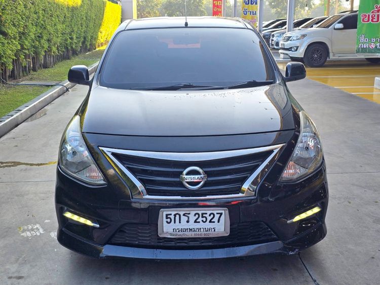 Nissan Almera 2015 1.2 E Sportech Sedan เบนซิน ไม่ติดแก๊ส เกียร์อัตโนมัติ ดำ รูปที่ 2