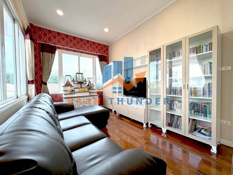 ไม่มี ขาย บ้านหรู สัมมากร 136.5 ตารางวา พระราม5 นครอินทร์ - ราชพฤกษ์  ตกเเต่งไว้ครบ พร้อมอยู่ รูปที่ 3