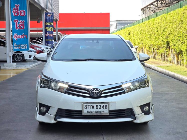 Toyota Altis 2014 1.8 V Sedan เบนซิน ไม่ติดแก๊ส เกียร์อัตโนมัติ ขาว รูปที่ 2