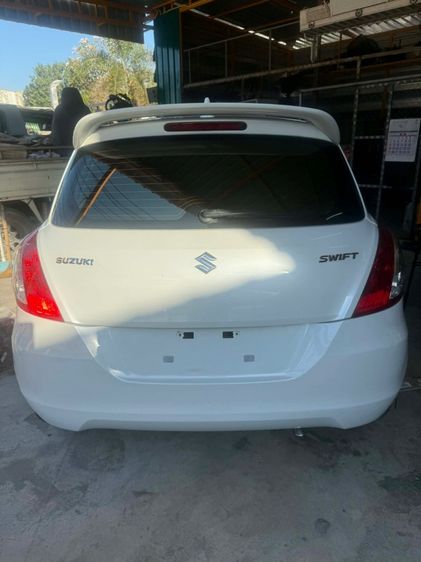 Suzuki Swift 2012 ดีเซล ไม่ติดแก๊ส เกียร์อัตโนมัติ ขาว รูปที่ 2