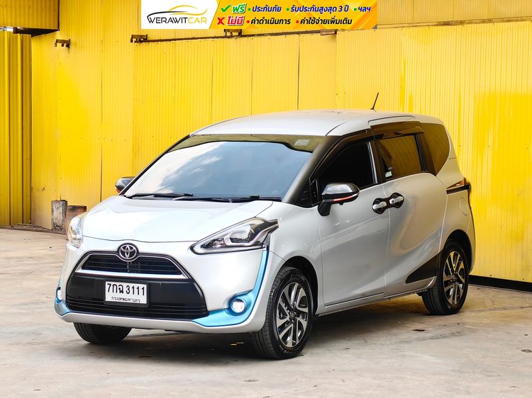 Toyota Sienta 2018 1.5 V Utility-car เบนซิน ไม่ติดแก๊ส เกียร์อัตโนมัติ บรอนซ์เงิน รูปที่ 3