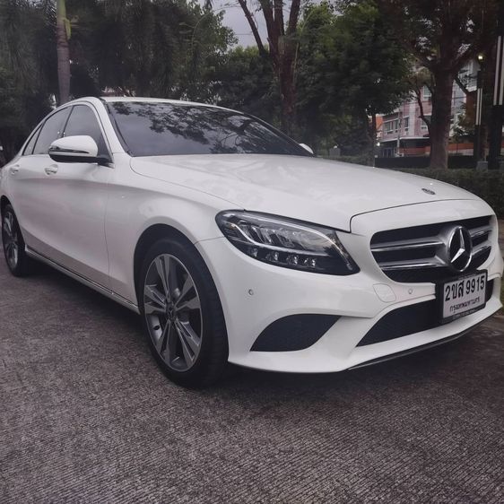 Mercedes-Benz C-Class 2022 C220 Sedan ดีเซล ไม่ติดแก๊ส เกียร์อัตโนมัติ ขาว รูปที่ 2