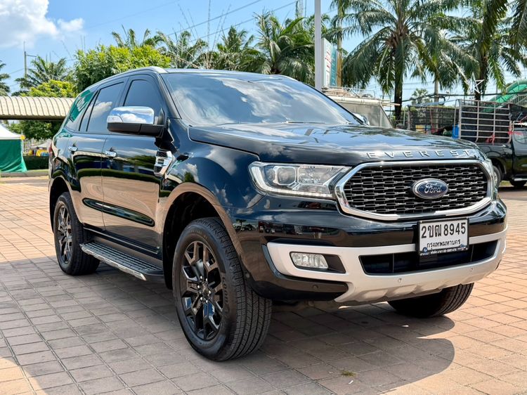 Ford Everest 2021 2.0 Titanium Utility-car ดีเซล ไม่ติดแก๊ส เกียร์อัตโนมัติ ดำ รูปที่ 2