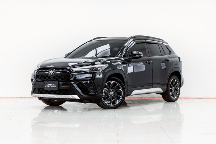 รถ Toyota Corolla Cross 1.8 HEV GR Sport สี ดำ