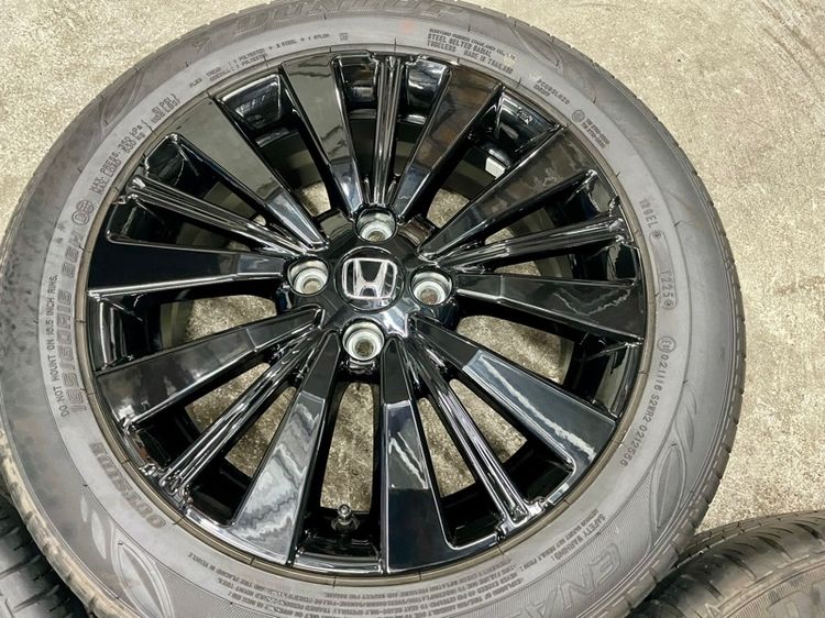 ล้อแม็ก HONDA CITY EHEV RS ขอบ 16” ถอดป้ายแดง ยาง DUNLOP 185-60R16 ปี 25 สีเส้นตุ่มหน้ายางยังอยู่ครบ รูปที่ 8