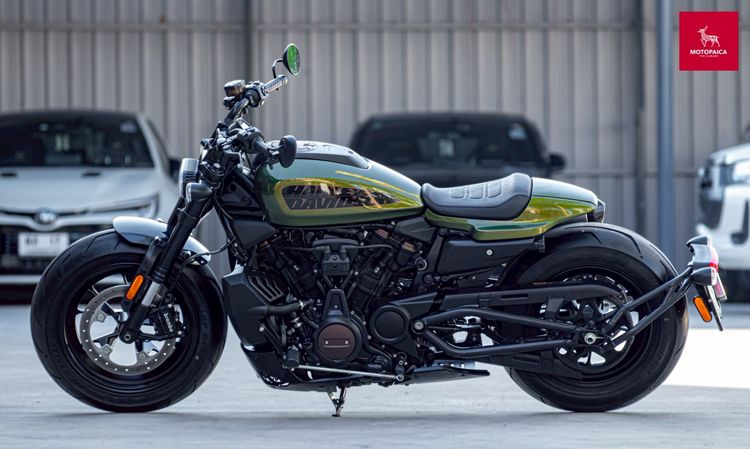 Harley Davidson Sportster S ปี2022 สีเขียว วิ่ง1,900Mi. ใหม่มาก รูปที่ 4
