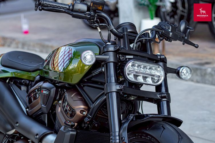 Harley Davidson Sportster S ปี2022 สีเขียว วิ่ง1,900Mi. ใหม่มาก รูปที่ 14