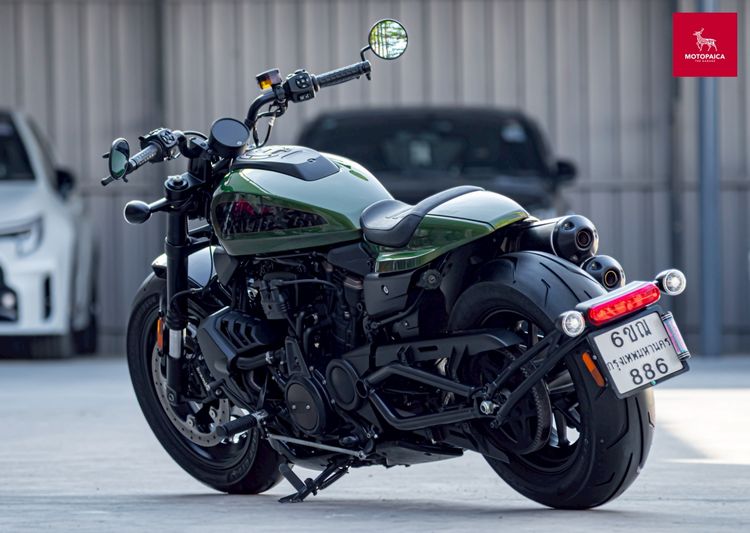 Harley Davidson Sportster S ปี2022 สีเขียว วิ่ง1,900Mi. ใหม่มาก รูปที่ 5