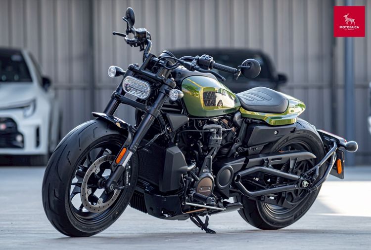 Harley Davidson Sportster S ปี2022 สีเขียว วิ่ง1,900Mi. ใหม่มาก รูปที่ 2