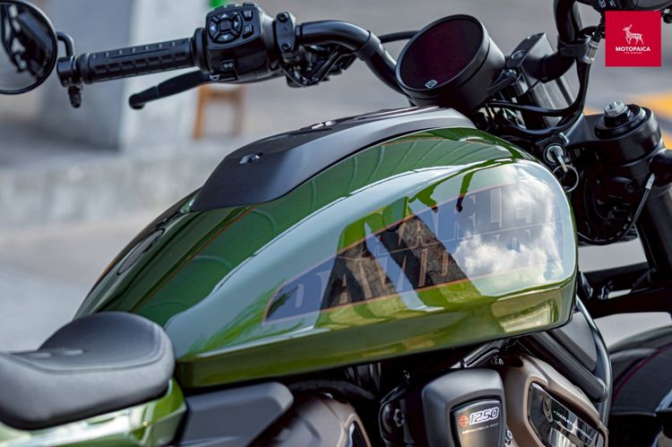 Harley Davidson Sportster S ปี2022 สีเขียว วิ่ง1,900Mi. ใหม่มาก รูปที่ 15