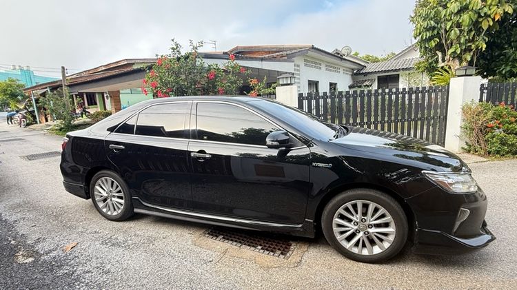 Toyota Camry 2015 2.5 Hybrid Sedan ไฮบริด เกียร์อัตโนมัติ ดำ รูปที่ 3