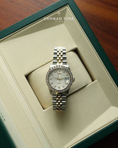 Rolex Datejust 78273 Anniversary Diamond Dial Two-Tone Jubilee 1999 31mm.  รูปที่ 8