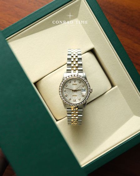 Rolex Datejust 78273 Anniversary Diamond Dial Two-Tone Jubilee 1999 31mm.  รูปที่ 10