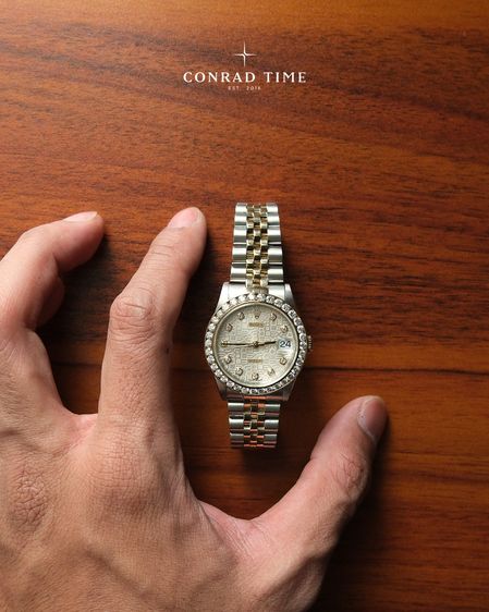 Rolex Datejust 78273 Anniversary Diamond Dial Two-Tone Jubilee 1999 31mm.  รูปที่ 3