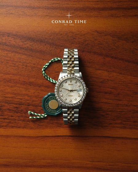 Rolex Datejust 78273 Anniversary Diamond Dial Two-Tone Jubilee 1999 31mm.  รูปที่ 9