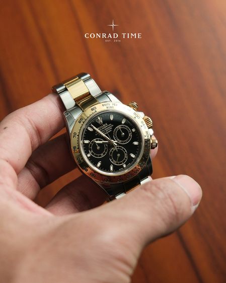 Rolex Daytona 116503 Black Dial Two-Tone Oyster 2018 40mm. Fullset  รูปที่ 3