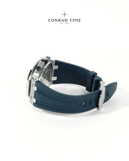 AP. Royal Oak Offshore 26470ST Blue Dial Blue rubber strap 2016 42 mm. Fullset  รูปที่ 9