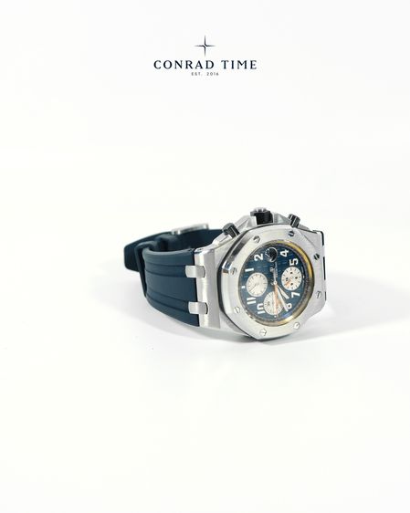 AP. Royal Oak Offshore 26470ST Blue Dial Blue rubber strap 2016 42 mm. Fullset  รูปที่ 11