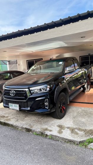 Toyota Hilux Revo 2018 2.4 Prerunner E Plus Pickup ดีเซล เกียร์ธรรมดา ดำ รูปที่ 2