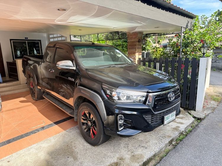 Toyota Hilux Revo 2018 2.4 Prerunner E Plus Pickup ดีเซล เกียร์ธรรมดา ดำ รูปที่ 3